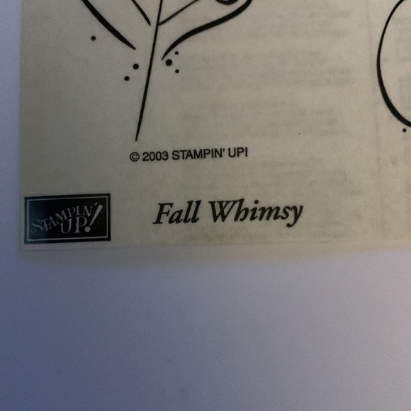 Stampin Up Fall Whimsy stamps set - Picture 7 of 8